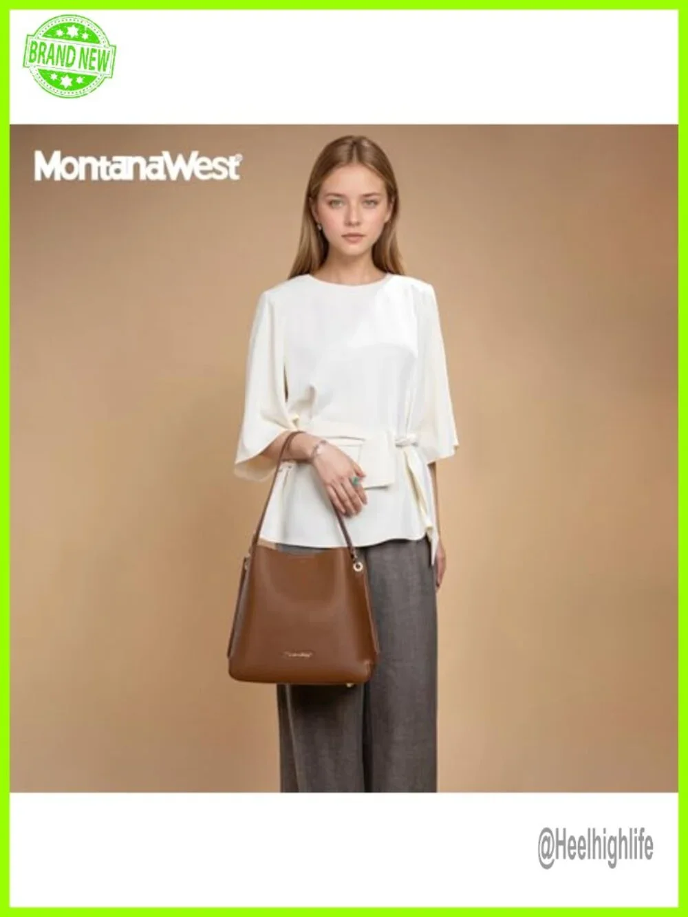 Soft PU Leather Medium Hobo Purse with Crossbody Strap